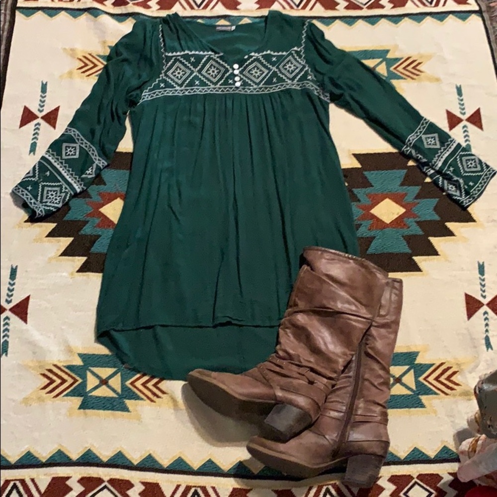 Cute green dress or long shirt